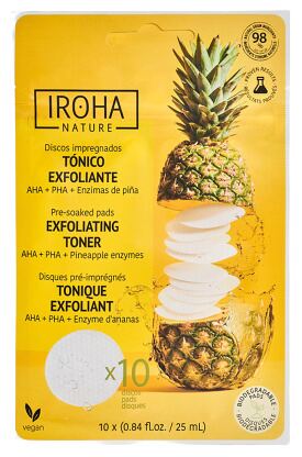 Discos Faciais com T&ocirc;nico Esfoliante e Iluminador 25 ml