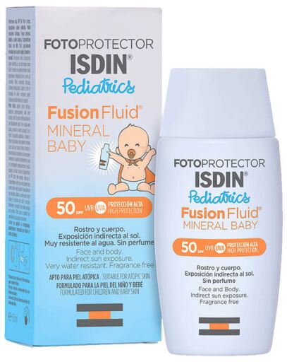Pediatria Fusion Fluid Protetor Solar Mineral FPS 50 50 ml