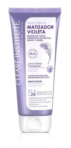 Clear&eacute; Institute M&aacute;scara Tonificante Violeta 200 ml