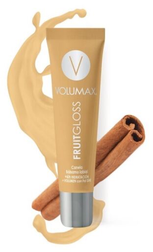 Volumax Gloss Labial Fruitgloss com Canela 7,5 ml