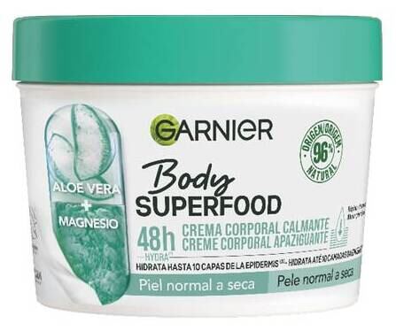 Body Superfood Creme Corporal Calmante Aloe Vera 380 ml