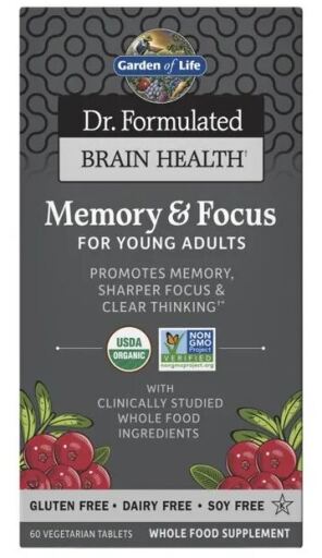 Dr Formulated Memory and Focus para jovens adultos 60 comprimidos