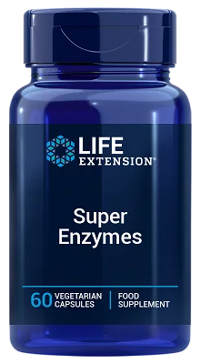 Life Extension Super Enzimas 60 C&aacute;psulas Vegetais