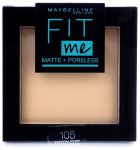 Fit Me Matte + Pó Matificante Sem Poros 9 gr