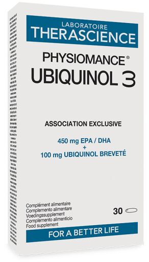 Therascience Physiomance Ubiquinol 3 30 C&aacute;psulas