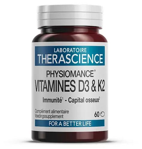 Therascience Physiomance Vitamina D3+K2 60 C&aacute;psulas