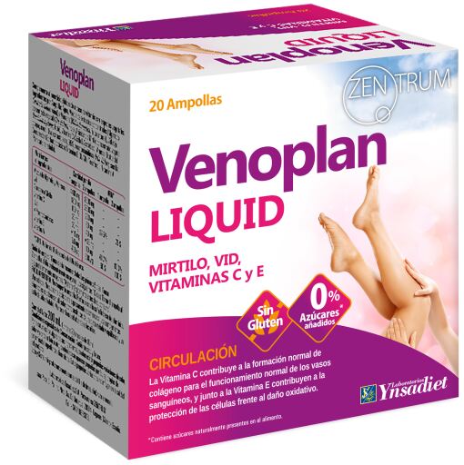 Ynsadiet Venoplan L&iacute;quido 20 Ampolas