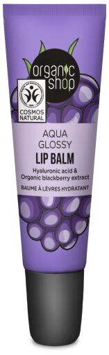 Organic Shop B&aacute;lsamo Labial com &Aacute;cido Hialur&ocirc;nico 10 ml
