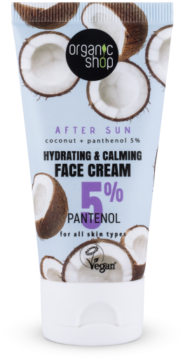 Protetor solar Creme facial calmante pós-sol 50 ml