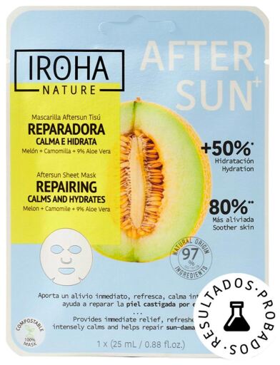 Iroha Nature M&aacute;scara reparadora de mel&atilde;o p&oacute;s-sol
