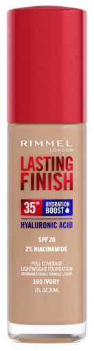 Rimmel London Base de maquiagem com acabamento duradouro e hidrata&ccedil;&atilde;o FPS 20 30 ml