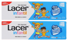 Gel Dent&aacute;rio Infantil Morango Duplo