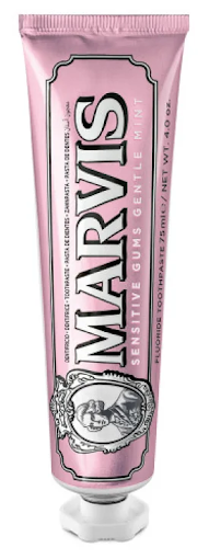 Marvis Pasta de dente suave de menta para gengivas sens&iacute;veis 75 ml