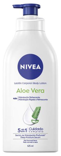 Nivea Dispensador de Leite Corporal XXL de Aloe Vera 625 ml