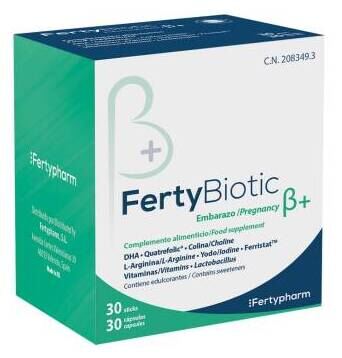 Fertypharm FertyBiotic Gravidez B+ 30 Doses