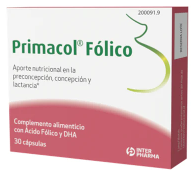 Primacol Folic 30 C&aacute;psulas
