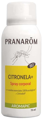 Pranarom Spray Corporal Aromapic Citronela Org&acirc;nica 75 ml