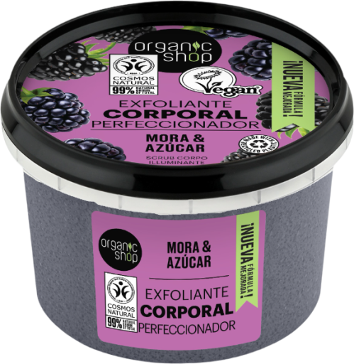 Organic Shop Blackberry Esfoliante Corporal Aperfei&ccedil;oador 250 ml