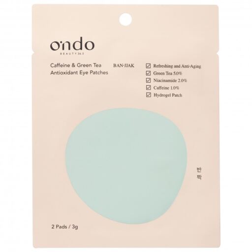 Ondo Beauty 36.5 Tapa-olhos com cafe&iacute;na e ch&aacute; verde
