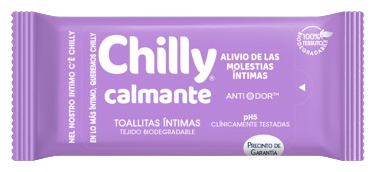 Chilly Toalhetes Calmantes &Iacute;ntimos 12 Unidades