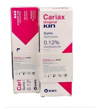 Cariax Gengival Gums Enxaguante Bucal 250 ml e Pasta 75 ml