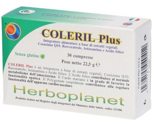 Herboplanet Coleril Plus 30 Comprimidos