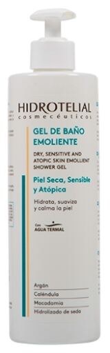 Hidrotelial Gel de Banho Emoliente para Pele Seca 500 ml