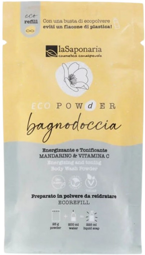 La Saponaria EcoPowder Gel de banho em p&oacute; mandarim 25 gr
