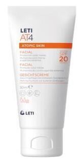 Leti At4 Creme Facial Pele At&oacute;pica FPS 20 50 ml