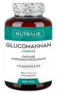 Nutralie Glucomanano Colina Picolinato de C&oacute;rio 120 C&aacute;psulas