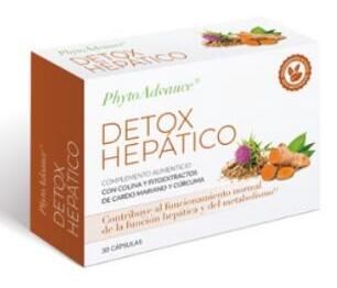 Phytoadvance Detox de f&iacute;gado 30 c&aacute;psulas