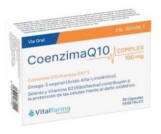 Vitalfarma Complexo Coenzima Q10 100 mg 30 C&aacute;psulas