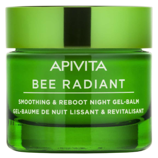Apivita Bee Radiant Gel B&aacute;lsamo Noturno Restaurador Pe&ocirc;nia Pr&oacute;polis 50 ml