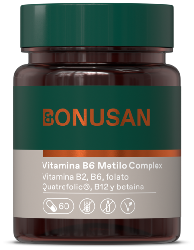 Bonusan Vitamina B6 Metil Complexo 60 C&aacute;psulas