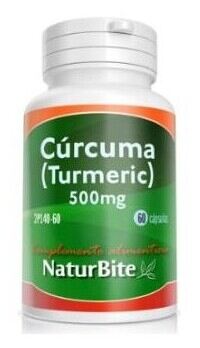 Naturbite C&uacute;rcuma 500 mg 60 C&aacute;psulas