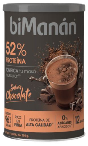 biMan&aacute;n Shake de Prote&iacute;na de Chocolate 12 Doses