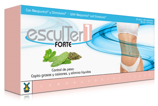 Laboratorios Tegor Esculter 1 Forte 40 Comprimidos + 20 Frascos