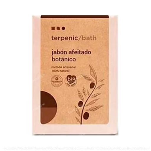Terpenic Lab Bath Sabonete de Barbear Bot&acirc;nico S&oacute;lido Org&acirc;nico 100 gr