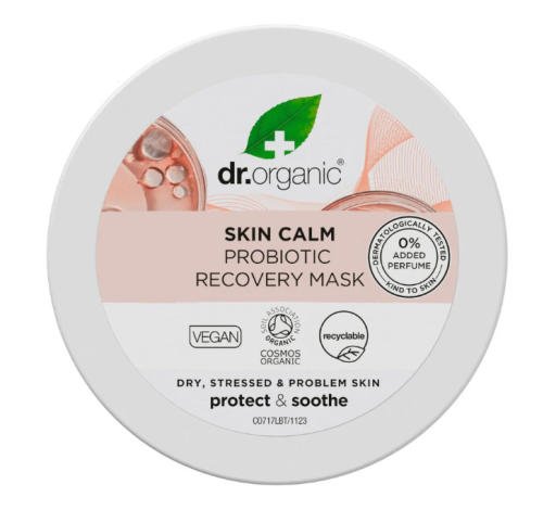 Dr. Organic M&aacute;scara de Recupera&ccedil;&atilde;o Probi&oacute;tica Skin Calm 100 ml