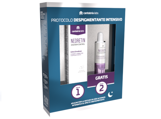 Estojo de controle despigmentante Neoretin Discrom 2 peças