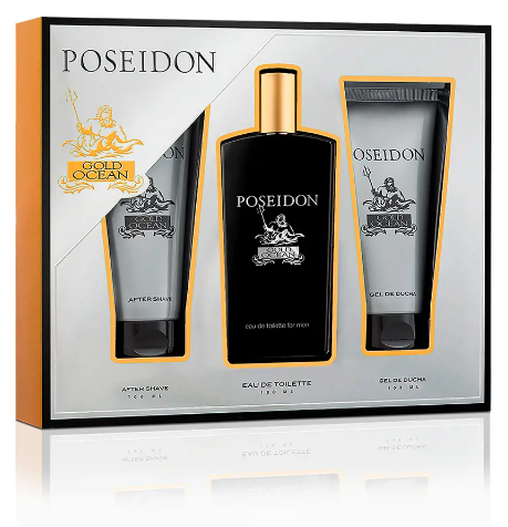Estojo Gold Ocean For Men de 3 pe&ccedil;as
