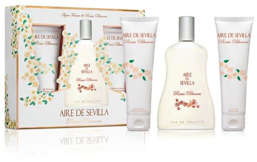 Caixa de rosas brancas com 3 peças