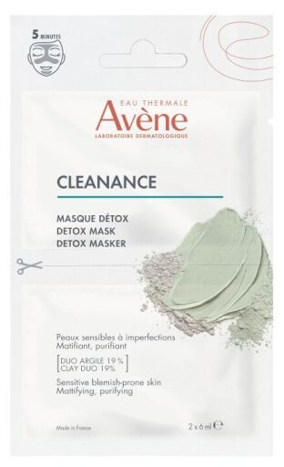 Av&egrave;ne M&aacute;scara Detox Cleanance 2 x 6 ml