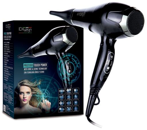 ID Italian Secador de cabelo Touch Power Pro 2000 (1 unidade)