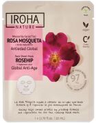 M&aacute;scara de Tecido Facial Rosa Mosqueta 1 Unidade