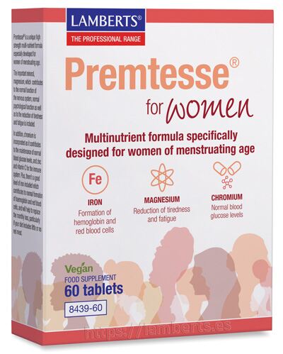 Lamberts Premtesse Mulheres 60 Comprimidos 8439-60