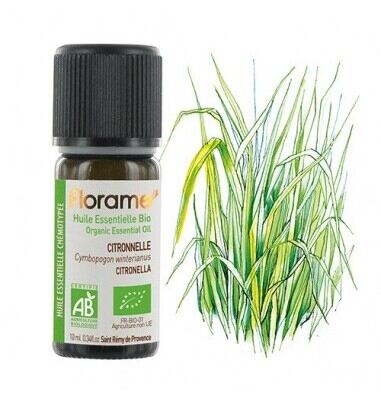 Florame &Oacute;leo Essencial de Citronela Org&acirc;nico 10 ml