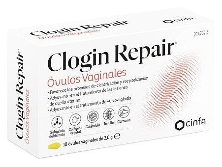 Clogin Reparar &Oacute;vulos Vaginais 10 Unidades