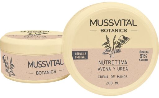 Mussvital Botanics Creme Nutritivo para as M&atilde;os 200 ml