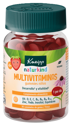 Kneipp Multivitam&iacute;nico Infantil 30 Gomas Sabor Morango